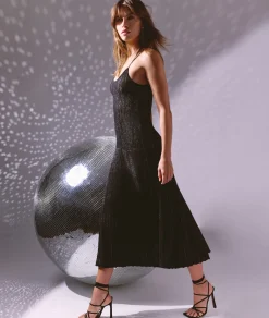 Shop Robe longue à paillettes Robes De Soirées|Robes Unies