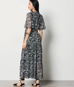 Clearance Robe longue fleurie Robes Fleuries