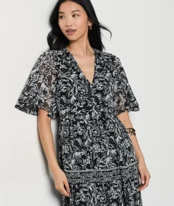 Clearance Robe longue fleurie Robes Fleuries