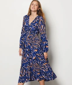 New Robe longue imprimée Robes Fleuries|Robes Imprimées