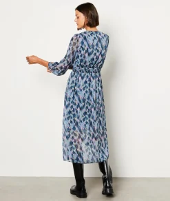 Online Robe manches longues imprimé Robes Imprimées