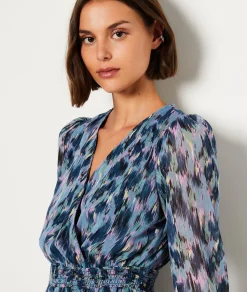 Online Robe manches longues imprimé Robes Imprimées