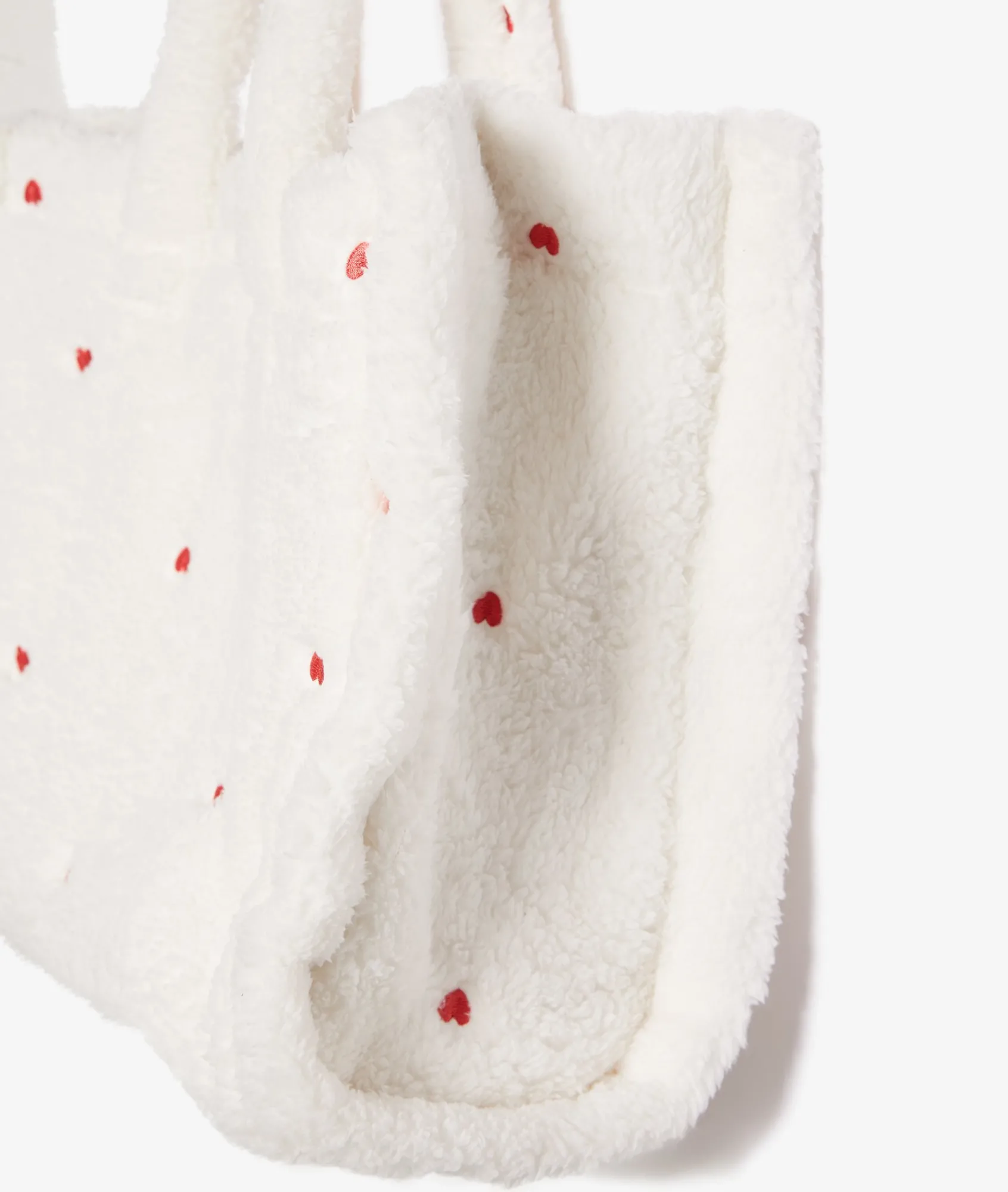 Shop Sac en polaire cœur Accessoires