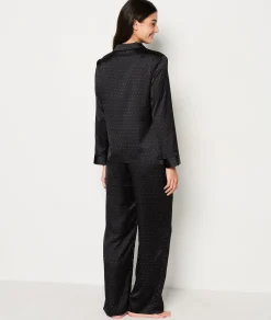 Best Sale Set cadeau pyjama et masque satiné Pyjamas 2 Et 3 Pièces