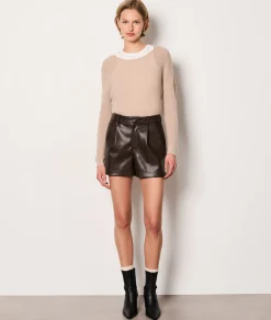 Cheap Short en simili cuir Shorts