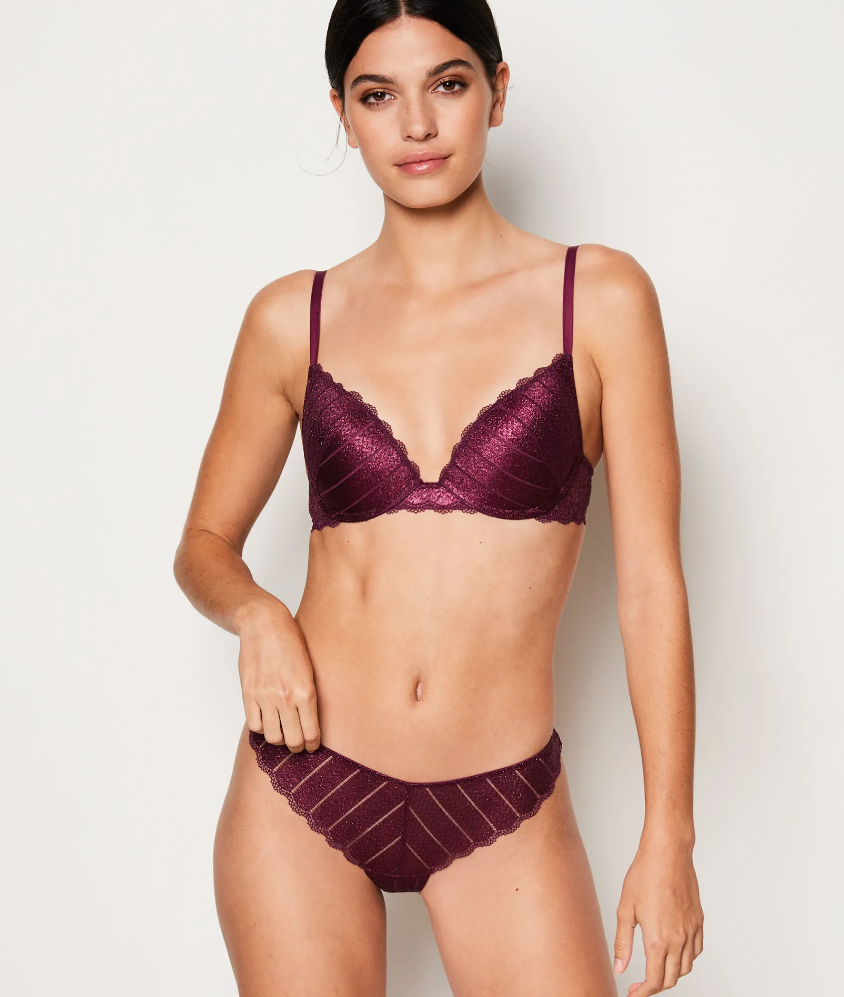 Best Soutien-gorge N.2 - Le push-up plongeant irisé Push-up