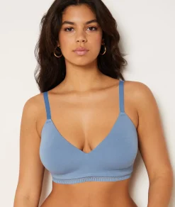 Cheap Soutien-gorge sans armatures coques fines en coton Triangles|Sans Armatures