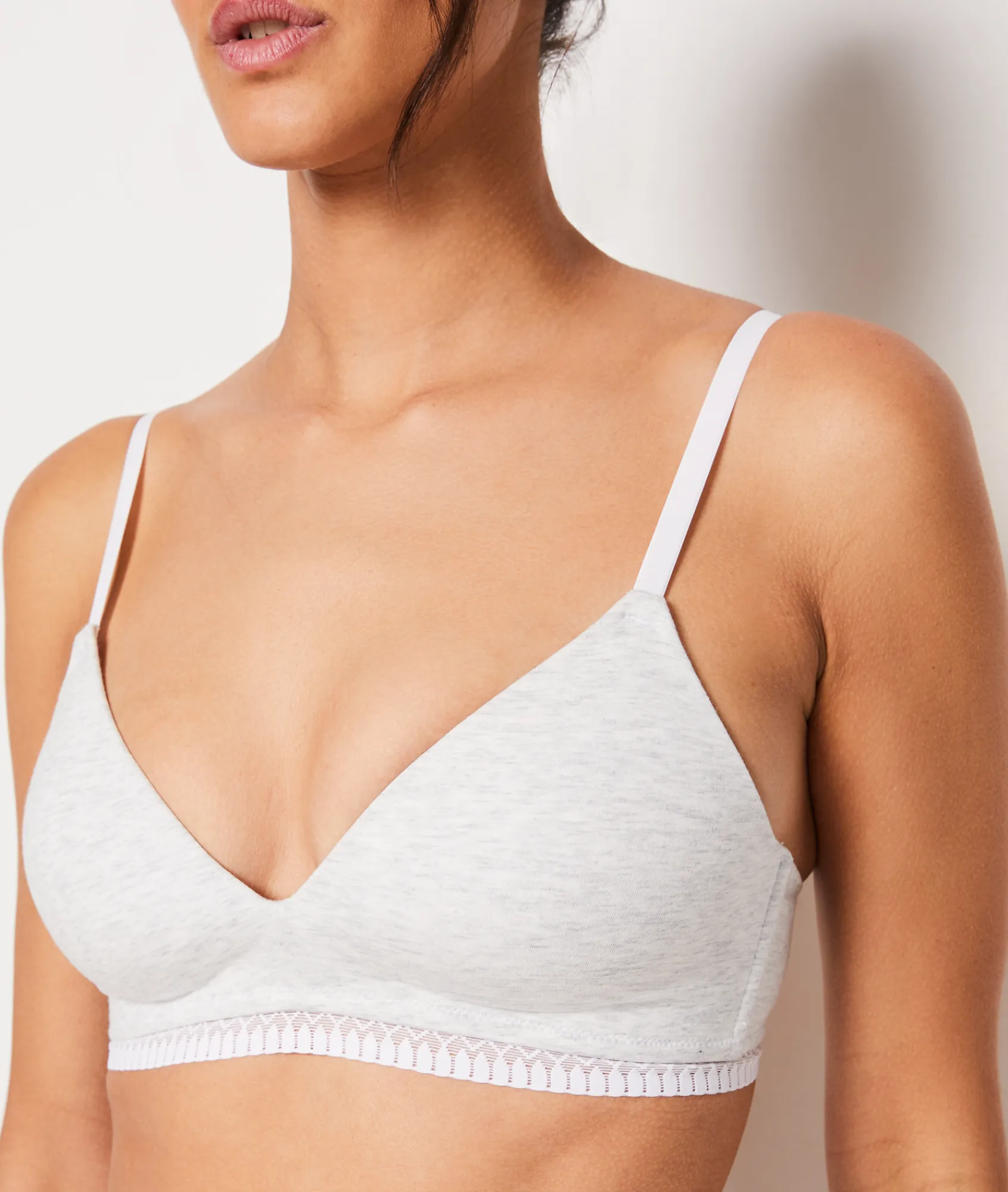 Best Soutien-gorge sans armatures coques fines en coton Triangles|Sans Armatures