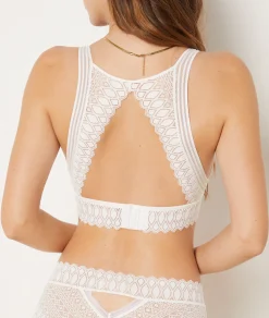 Hot Soutien-gorge triangle sans armatures en dentelle Triangles|Sans Armatures