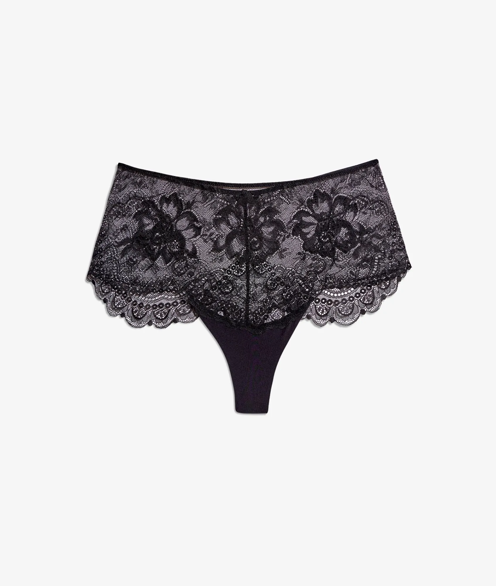Cheap String en dentelle taille haute Culottes Taille Haute|Strings