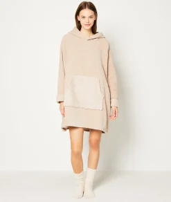 Sale Sweat avec capuche polaire Loungewear|Ponchos, Sweats & Vestes De Pyjama
