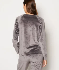 Best Sweat de pyjama à cœur Ponchos, Sweats & Vestes De Pyjama|Hauts De Pyjama