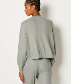 Discount Sweat de pyjama col V Loungewear|Ponchos, Sweats & Vestes De Pyjama