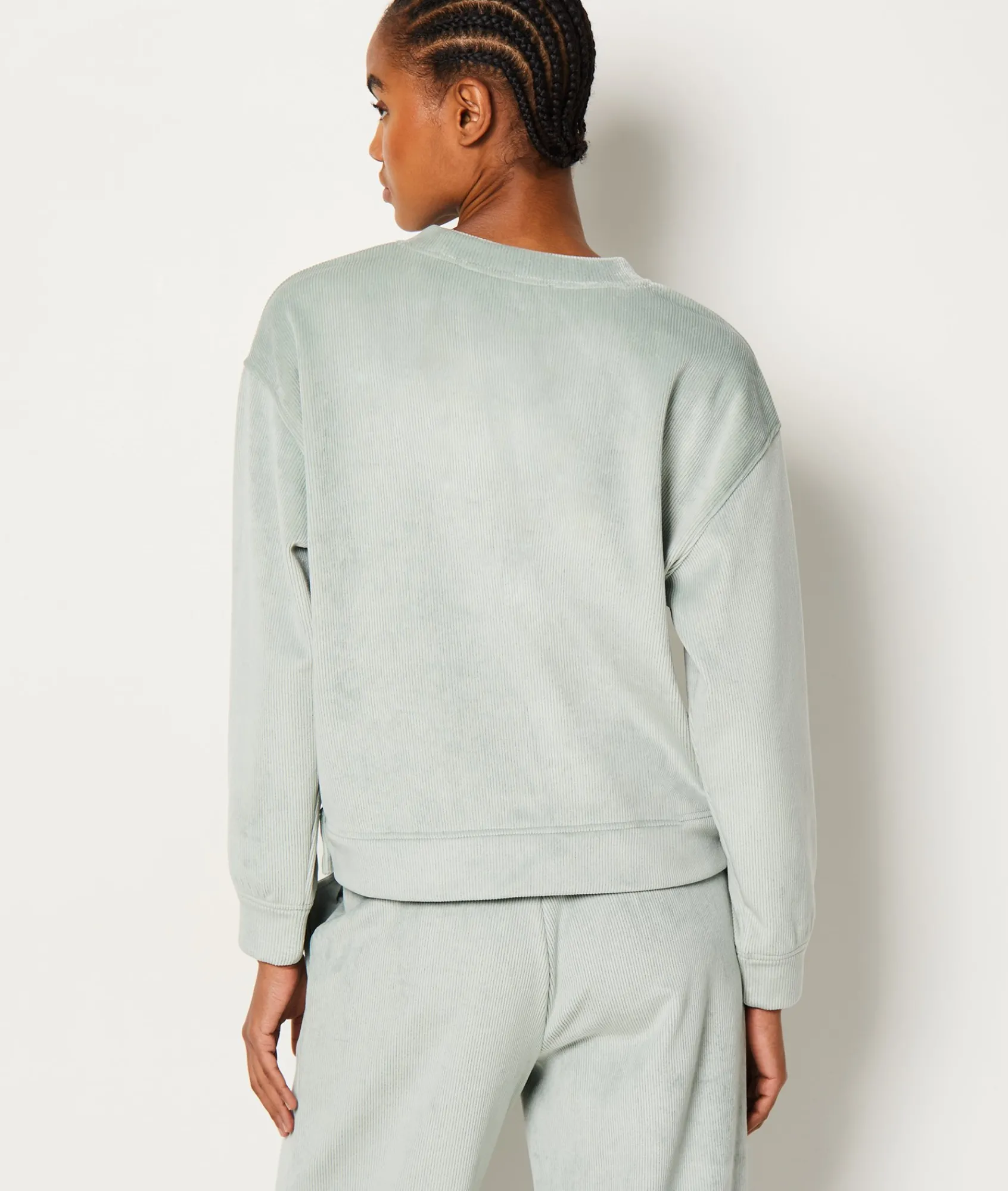 Best Sweat de pyjama côtelé Loungewear|Ponchos, Sweats & Vestes De Pyjama
