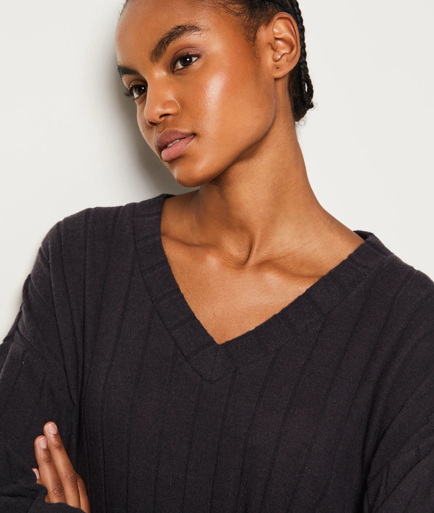 Best Sweat de pyjama côtelé Loungewear|Ponchos, Sweats & Vestes De Pyjama