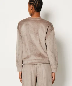 Cheap Sweat de pyjama côtelé Loungewear|Ponchos, Sweats & Vestes De Pyjama