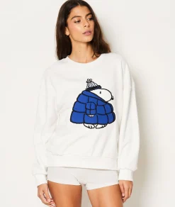 Cheap Sweat de pyjama en coton Snoopy Peanuts™ Ponchos, Sweats & Vestes De Pyjama|Hauts De Pyjama