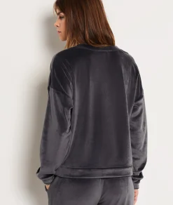 Online Sweat de pyjama en velours Loungewear|Ponchos, Sweats & Vestes De Pyjama
