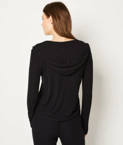 Discount Sweat de pyjama zip à capuche Loungewear|Ponchos, Sweats & Vestes De Pyjama