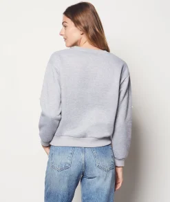 Best Sweat détails perles Cols Ronds