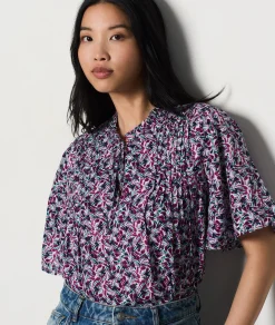 New Top manches courtes à nouer T-shirts Et Tops