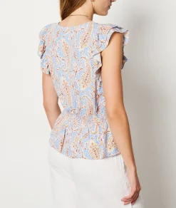 New Top sans manches à motif T-shirts Et Tops