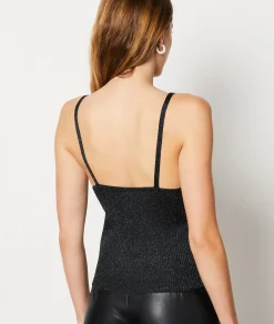 Hot Top sans manches pailleté Débardeurs|T-shirts Et Tops