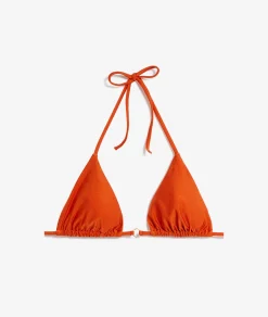 Cheap Triangle haut de maillot satiné Triangles