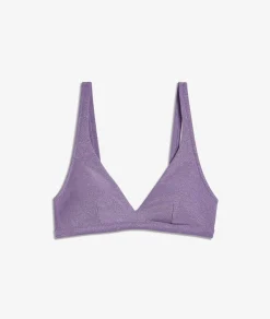 Shop Triangle haut de maillot irisé Triangles