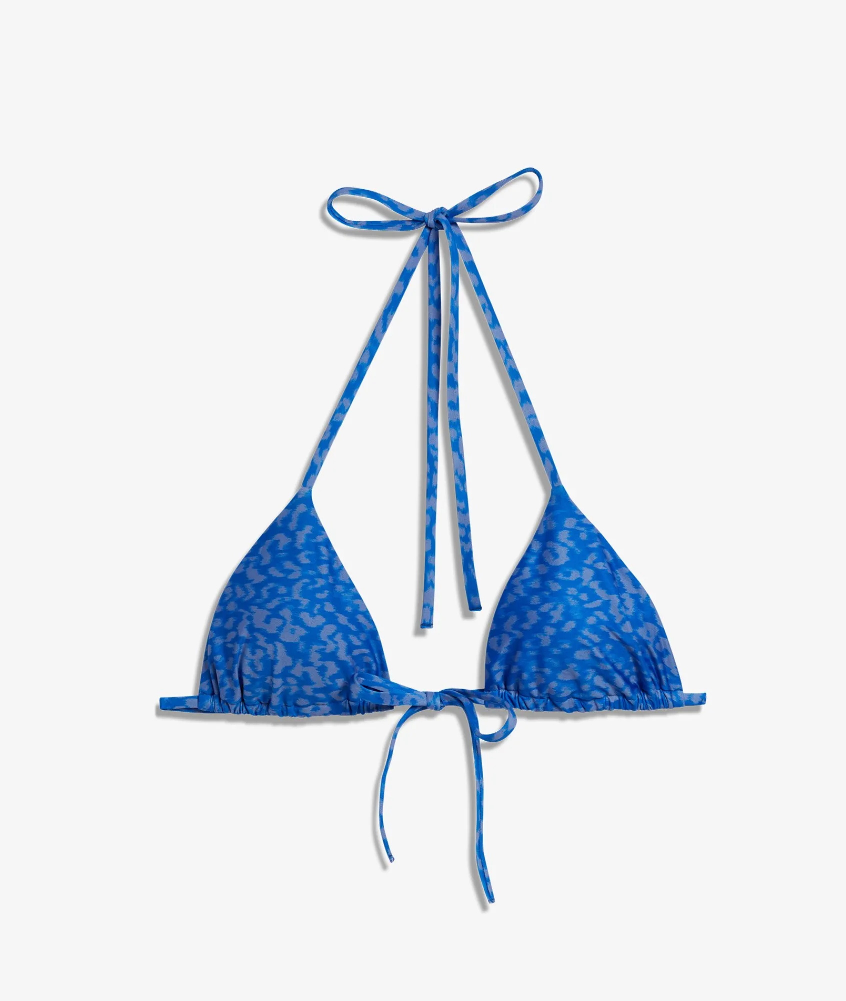 Store Triangle haut de maillot à nouer imprimé Triangles