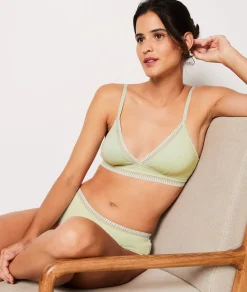 Fashion Triangle sans armatures en coton Triangles|Sans Armatures