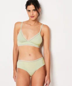 Fashion Triangle sans armatures en coton Triangles|Sans Armatures