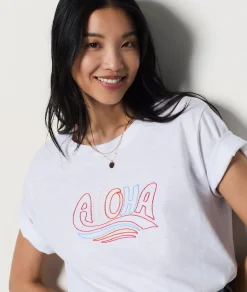 Hot T-shirt brodé