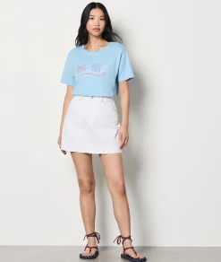 Sale T-shirt brodé "Sunset" T-shirts Et Tops