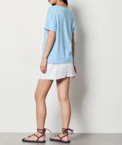 Sale T-shirt brodé "Sunset" T-shirts Et Tops