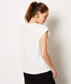 Hot T-shirt col rond 100% coton T-shirts Et Tops