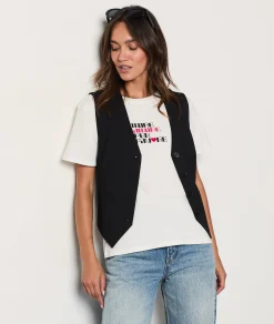 Fashion T-shirt imprimé "Amore" en coton T-shirts Et Tops