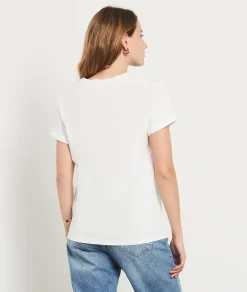 Cheap T-shirt imprimé "Amour" en coton T-shirts Et Tops