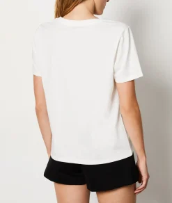 New T-shirt imprimé "Baci, Baci" en coton T-shirts Et Tops
