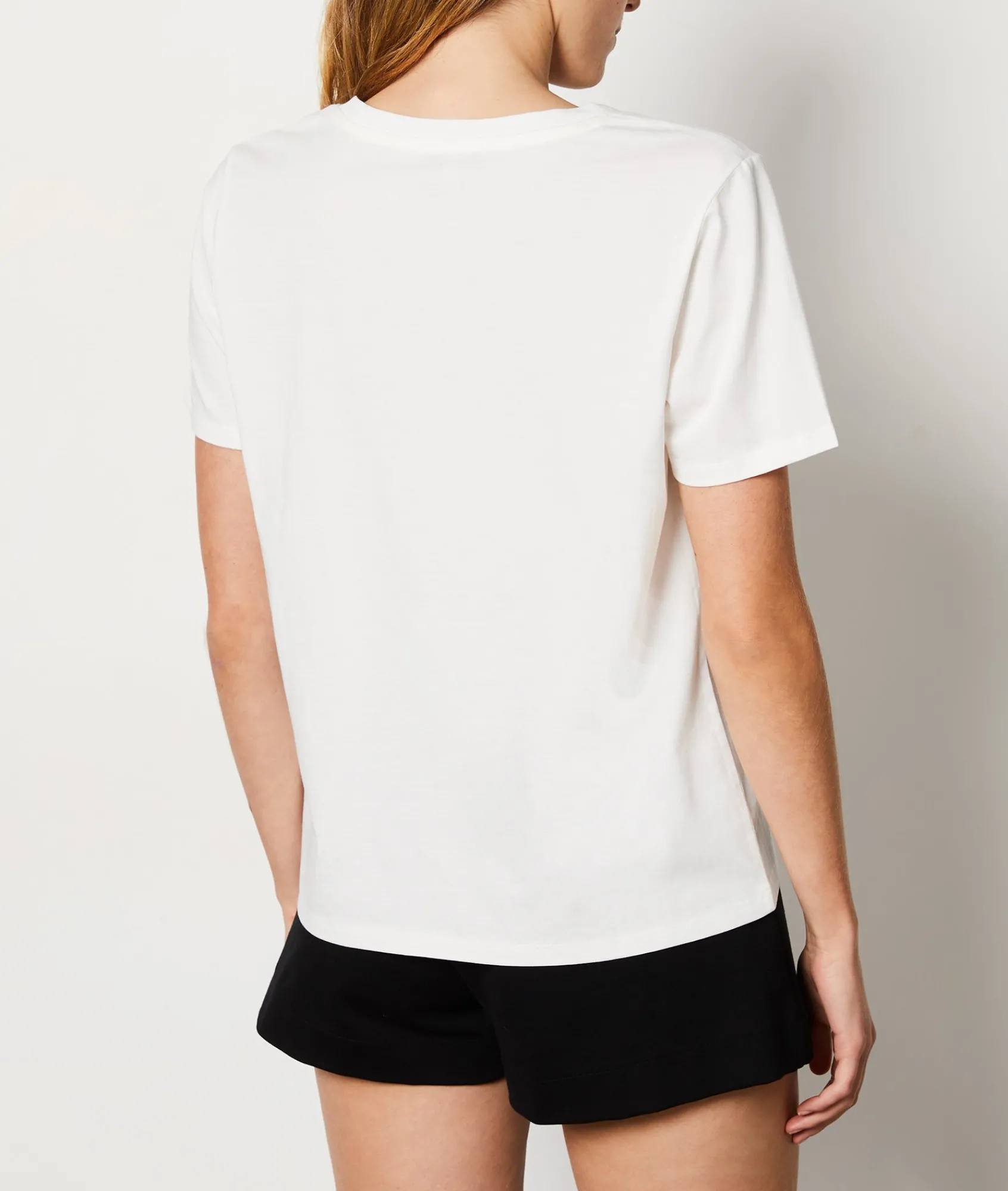 New T-shirt imprimé "Baci, Baci" en coton T-shirts Et Tops