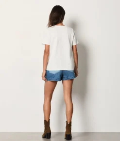 Clearance T-shirt imprimé "Best Life" en coton T-shirts Et Tops