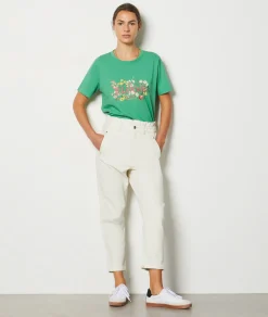 Flash Sale T-shirt imprimé "Bloom" en coton T-shirts Et Tops