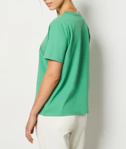 Flash Sale T-shirt imprimé "Bloom" en coton T-shirts Et Tops