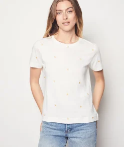 Online T-shirt imprimé coeur 100% coton T-shirts Et Tops