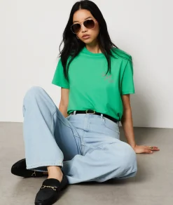 Best Sale T-shirt imprimé "Sea, Chill, Sun" en coton T-shirts Et Tops