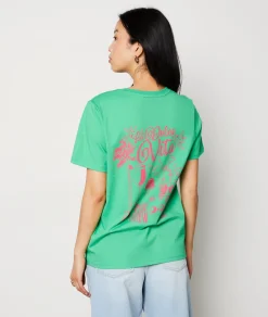 Best Sale T-shirt imprimé "Sea, Chill, Sun" en coton T-shirts Et Tops
