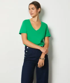Outlet T-shirt manches courtes 100% coton T-shirts Et Tops