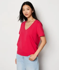 Flash Sale T-shirt manches courtes 100% coton T-shirts Et Tops