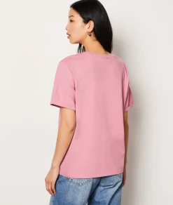 Best T-shirt manches courtes brodé de fleurs T-shirts Et Tops