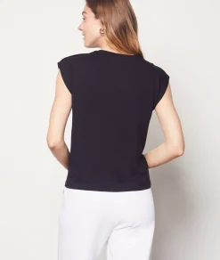 Best Sale T-shirt manches courtes détails boutons T-shirts Et Tops